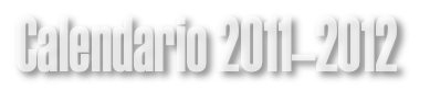 Calendario 2011–2012